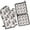 Boston Terrier Puppy, variant on Black Dog Puppy Paw Kitchen Oven Mitt and Pot Holder Sets 4 Pcs for Baking, Cooking and Grilling, Heat Resistant Up To 392 °F