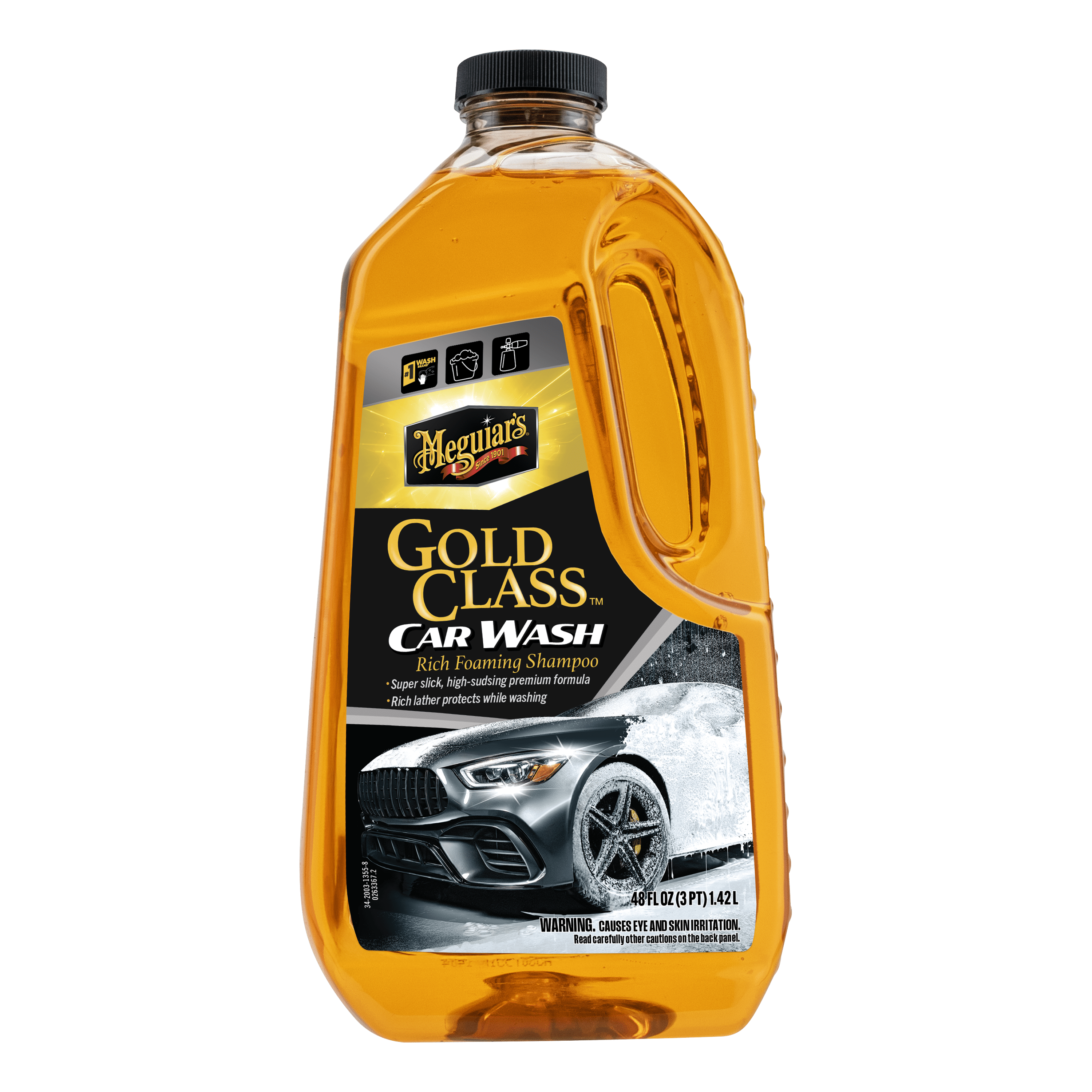 Meguiar's Gold Class Car Wash Shampoo & Conditioner, 48 fl oz