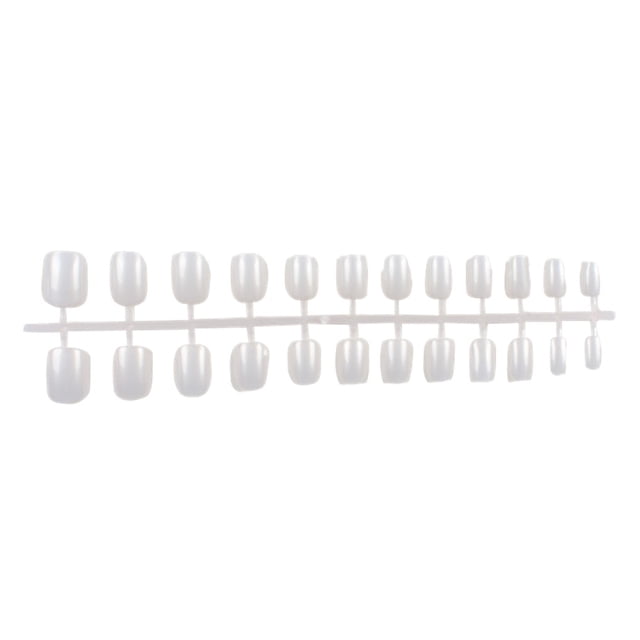 24 Pack Macaroon Solid Colorful Press Manicure Press on Nails on Nails Artificial DIY Durable French Graceful Colorfast Acrylic Nail for Manicure Salons 2