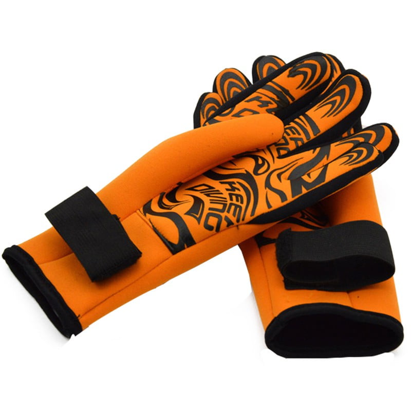 2mm Neoprene Scuba Diving Gloves Non-slip Snorkeling Warm Adjustable Surf Gloves 