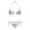 Gnome Heart Print, variant on Women Two Piece Heart Pattern Bikini Set Plus Size Quick Dry Swimwear Halter Tie Side Bathing Suit for Women Beach Swimwear