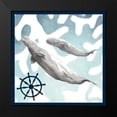 thumbnail image 2 of Meagher, Megan 20x20 Black Modern Framed Museum Art Print Titled - Whale Composition IV, 2 of 5