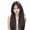 Black, variant on Korean Style Long Straight Hair Wig for Women - Medium Parted Bangs, Full Head Coverage, Trendy and Chic Design