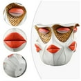 thumbnail image 6 of Gallickan Abstract Face Planters Pots, Face Flower Pot with Drainage, Unique Head Planter for Indoor Plants, Resin Pots for Outdoor Garden Home Decor, White, 6 of 6