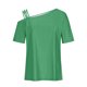thumbnail image 5 of Camiseta de Manga Corta Sexy de Moda 2024, Camiseta Casual de Manga Corta, 95% Poliéster 5% Blusa de Spandex para Mujeres, Top de Verano de Lavado de Manos, 5 of 7