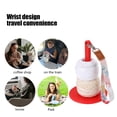 thumbnail image 3 of Leodye 1PCS Portable Wrist Yarn Holder for Household Knitting Lightweight Handheld Organizer for Crochet Yarn Winding and Daily Craft Use at Home -6.3 x 4.72 x 0.59 in, 3 of 3