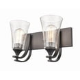 thumbnail image 5 of 1492-MG Millennium Lighting Natalie - 2 Light Bath Vanity-10 Inch Tall and 14.5 Inch Wide-Modern Gold Finish, 5 of 8