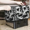 thumbnail image 7 of Pofeuu Psychedelic Skull Illusion Art Print Toaster Cover 4 Slice, Bread Dust Cover & Fingerprint Protection, Kitchen Small Appliance Covers(Toaster Cover), 7 of 7