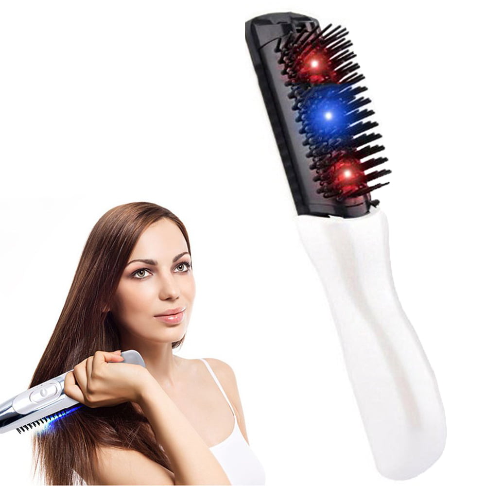 RF Laser Hair Growth Massage Comb Red Light EMS Vibration Massager Hair  Care Hair Brush Anti Hair Loss Therapy Infrared Brush Mirage Novelty World  | In Electric Massager Hair Comb Infrared Laser