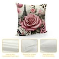 thumbnail image 4 of Paris Eiffel Tower Cushion Cases , Pink Pillow Covers For Women, Style Leopard Print Decor Throw Pillow Covers For Bedroom, 4 of 5