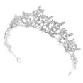 thumbnail image 5 of WEAVILUX Wedding Bridal Crown Rhinestone Jewelry Performance Costume Prop for Women in Party 1 Pcs, 5 of 8