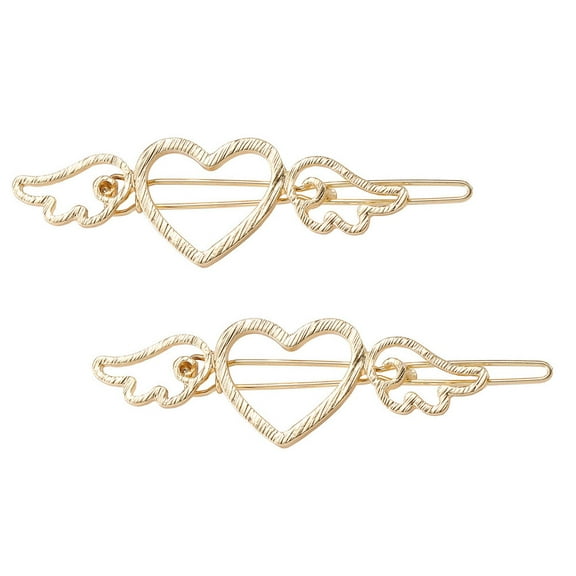 PBPBOX 2pcs Wing Hair Grips Alloy Non-slip Hair Styling Pin for Women Party