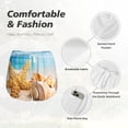 thumbnail image 4 of Balery Beach Starfish Shell Pantalones cortos deportivos para mujer con forro y dos bolsillos, elásticos, para entrenamiento, gimnasio, yoga-Medium, 4 of 7