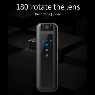 Body Camera 1080P Mini Body Cameras with Infrared Night Vision Police Body Cam Pocket Camcorder for Riding Meeting