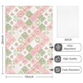 thumbnail image 2 of 2 Pcs Pioneer Flower Floral Print Pattern Kitchen Towels, Funny Microfiber Dish Towel Set, 18" X 26" Tea Towels, 2 of 6