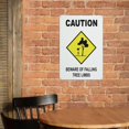 thumbnail image 3 of Caution Beware Of Falling Tree Limbs Sign 12 X 8 Inches Reflective Aluminum Metal Warning Signage With Symbol For Indoor Outdoor Use, 3 of 6