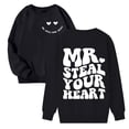thumbnail image 4 of Boys Valentines Day Girls Crewneck Sweatshirt Graphic Print Pullover Blend Long Sleeve Top Kids Youth Clothes, 4 of 4