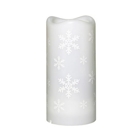 

XINYTEC Christmas Decoration Ornaments for Creative LED Candle Projection Lamp Snowflake Snowman Pattern Night Light Decor Props