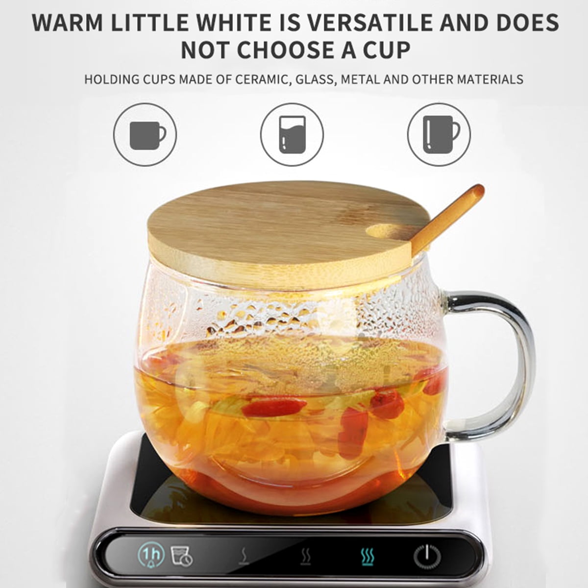 New Coffee Cup Warmer 3-Gear Adjustable Constant Temperature 55°C