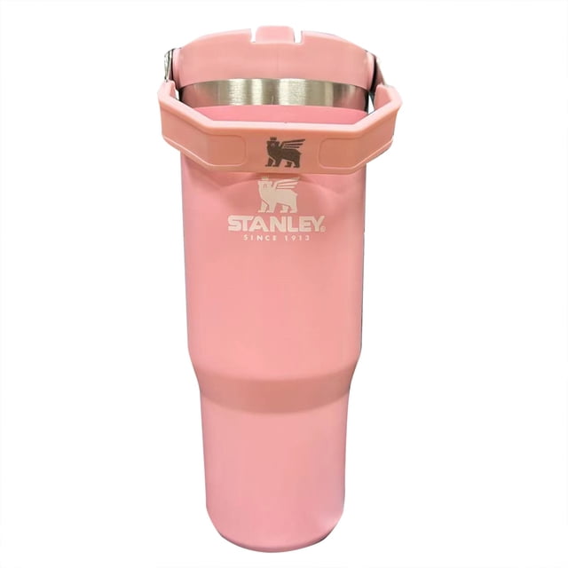 Stanley IceFlow Vaso de acero inoxidable con pajita Rosa/30oz