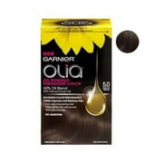 Garnier Olia Oil Powered Permanent Haircolor, Medium Brown 5.0 - 1 Kit