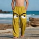 thumbnail image 1 of Pantalones largos para niños y niñas, de moda, estampados, casuales, de playa, con bolsillos., 1 of 9