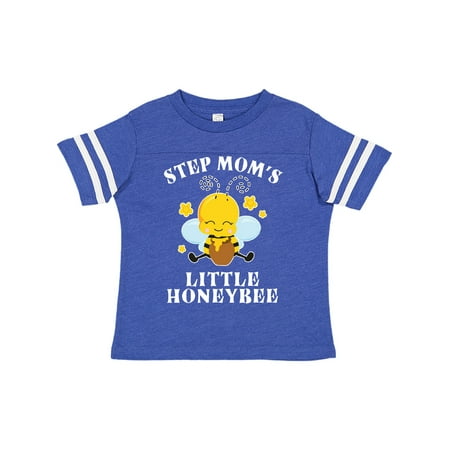 

Inktastic Cute Bee Step Mom s Little Honeybee with Stars Gift Toddler Boy or Toddler Girl T-Shirt