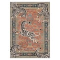 thumbnail image 6 of GENIMO 2'x7' Runner Rug, Washable Non Slip Soft Zebra Print Hallway Runner for Kitchen Entryway Laundry Room, Rust Red, 6 of 6