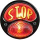 thumbnail image 1 of Accessories Ka0022 Black 12v Duolamp Tail Light For Ford Model A With Amber "stop" Script On Red Glass Lens(black)(1pcs)-Yvan, 1 of 5