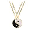 thumbnail image 3 of 4 Pcs Splicing Yin Yang Friend Couple Bracelets Necklace Set Adjustable Waterproof Handmade, 3 of 3