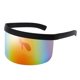 thumbnail image 3 of de sol tamaño con visera y montura protección de lente 400 de verano Multicolor1 Macarena Gafas de sol con visera espejada, 3 of 8