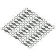 thumbnail image 1 of Giratorio de Carrete de Pesca, 30 Piezas 33lb Accesorios de Terminal de Acero al Carbono, Negro, 1 of 6