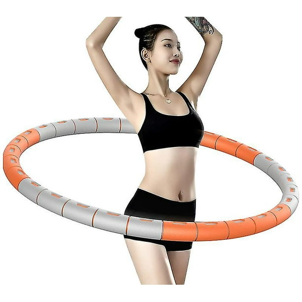 Weight Loss Exercise Hoop With Stainless Steel Core 6 Knots