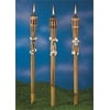 Bamboo and Seashell Tiki Torches Set of 12