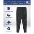 thumbnail image 2 of iXtreme Boys' Jogger Pants - 3 Pack Active Performance Tricot Jogger Sweatpants for Boys (8-18), 2 of 8