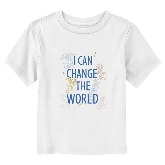 Mickey & Friends I Can Change The World  Graphic T-Shirt