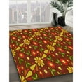thumbnail image 2 of Ahgly Company Indoor Rectangle Patterned Tomato Sauce Red Area Rugs, 2' x 3', 2 of 6