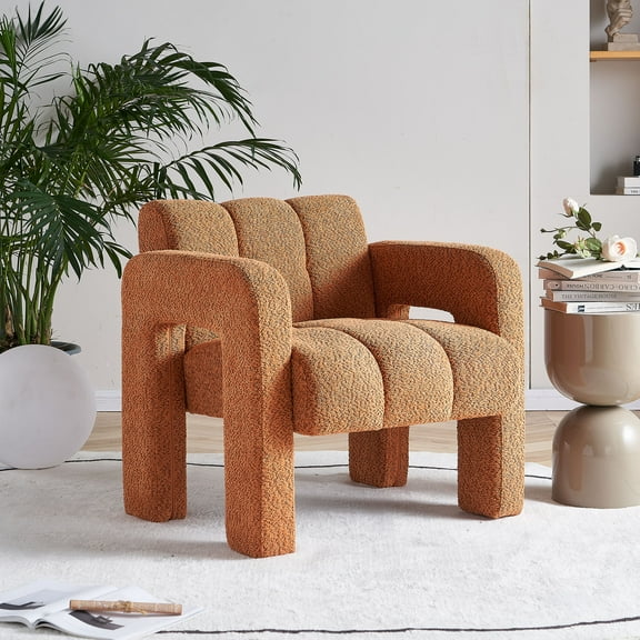 Miekor Furniture 31.10" Wide Boucle Upholstered Accent Chair 1276