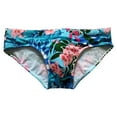 thumbnail image 3 of TSADFHJI Swim Trunks Compression Liner Men's Swim Trunks Low Rise Triangle Removable Cup Male Swimsuit M Blue, 3 of 6