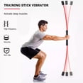 thumbnail image 4 of 1.6M Workout Fitness Flexi Bar Full Body Training Rod - Black, 4 of 4