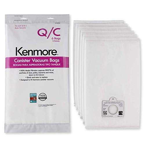 2 Pack for sale online Kenmore 50557 Vacuum HEPA Vacuum Cleaner Bags 