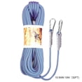 thumbnail image 1 of maskred Corde d'Escalade Extérieure 10M, Corde Statique pour Escalade sur Roche, Équipement d'Escalade sur Glace, Corde de Parachute de Secours Incendie Bleue, 1 of 1