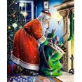 thumbnail image 1 of GATYZTORY-pintura de diamantes con marco de Papá Noel, mosaico de diamantes para adultos y niños, regalo, arte de pared, decoración de artesanía para Navidad, 1 of 4