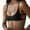Black, variant on Women's Sports Short Crop Top - Street Style Strapless Bralette - Elastic Chest Wrap for Summer Workouts
