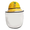 thumbnail image 2 of Sombrero de protección facial para niños, gorro de con baba de saliva anti escupir con sombrero de de facial trans amarillo-L, 2 of 9