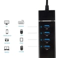thumbnail image 2 of Concentrador USB de 4 puertos USB 3.0 C, concentrador de datos de alta velocidad para Windows, Mac OS, Linux, MacBook, portátiles y notebooks., 2 of 8