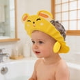 thumbnail image 5 of Shower Cap, Adjustable Hair Washing Shield Protector with Ear Flaps for 0-9 Years, Soft Bath Visor, Waterproof Shampoo Cap Keeps Water & Soap Out of Eyes Ears, 5 of 6