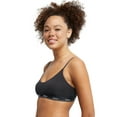 thumbnail image 4 of Hanes Originals Women's Cropped Bralette, Breathable Stretch Cotton, 2-Pack, Style MHO103, 4 of 10