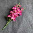 thumbnail image 4 of 1Bunch Artificial Delphinium Flowers Faux Snapdragon Flowers Fake Silk Flowers with Stems for Wedding Bouquet Home Party Garden Outdoor Decor, European Style New Bunch Of Artificial Flowers, Purple, 4 of 5
