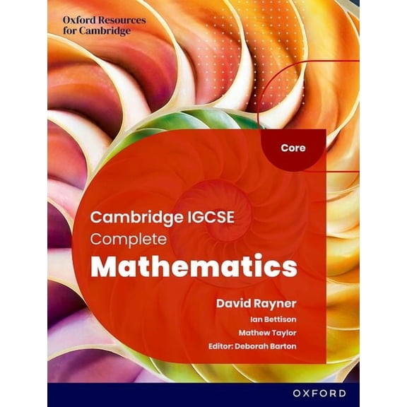 Cambridge IGCSE Complete Mathematics Core Student Book 6th E, (Paperback)